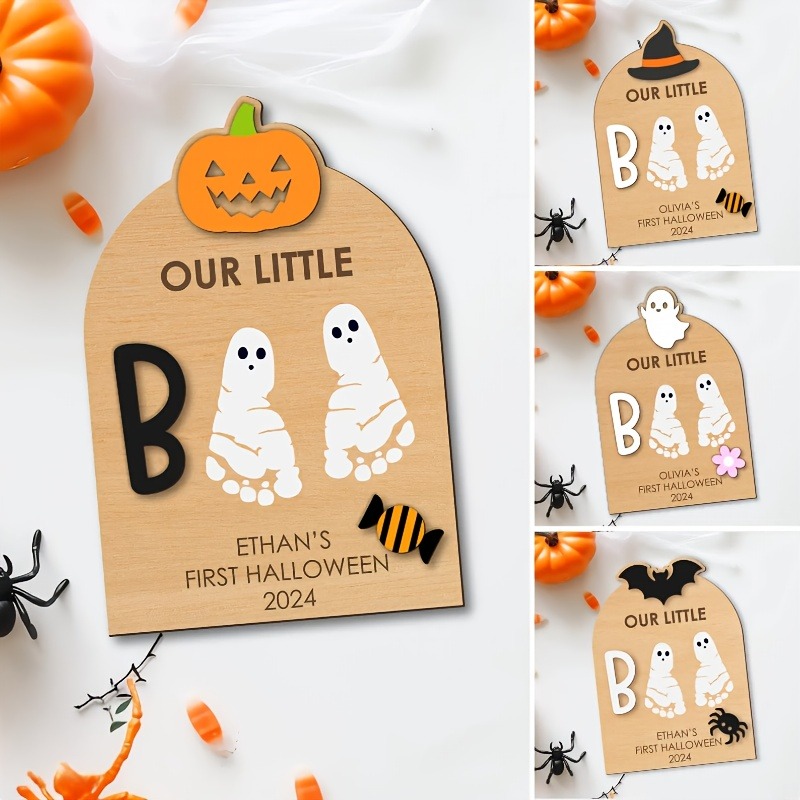 Personalized Baby First Halloween Keepsake